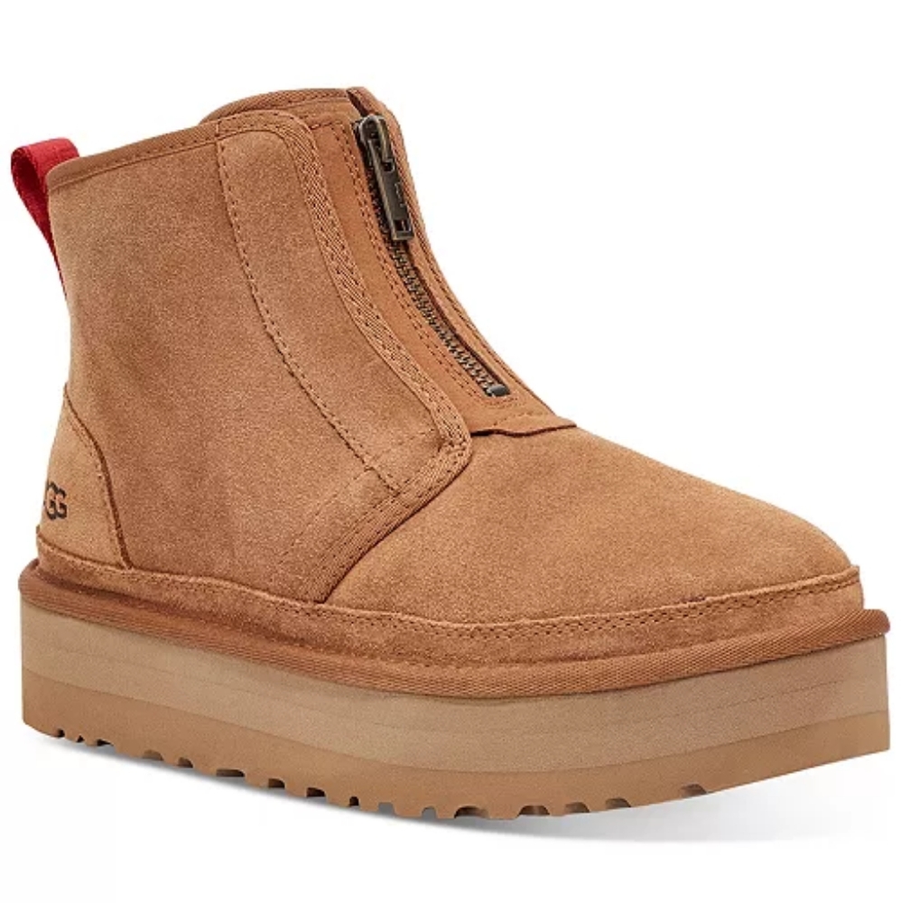 Women's Neumel Zip Platform Booties W9